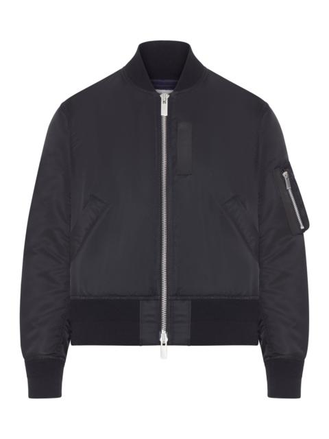 sacai NYLON BOMBER JACKET WITH ZIP