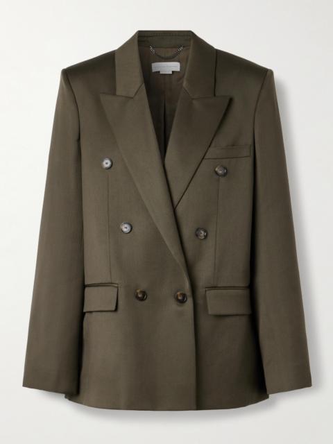 Stella McCartney Double-breasted Wool-crepe Blazer