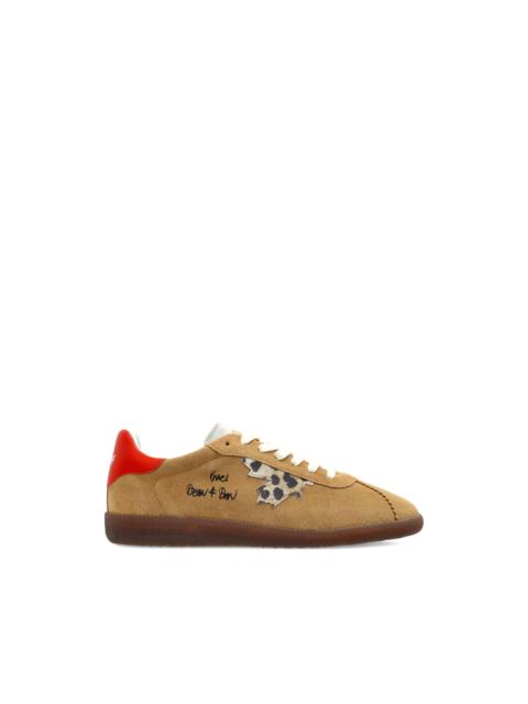 DSQUARED2 leaf-appliqué lace-up sneakers
