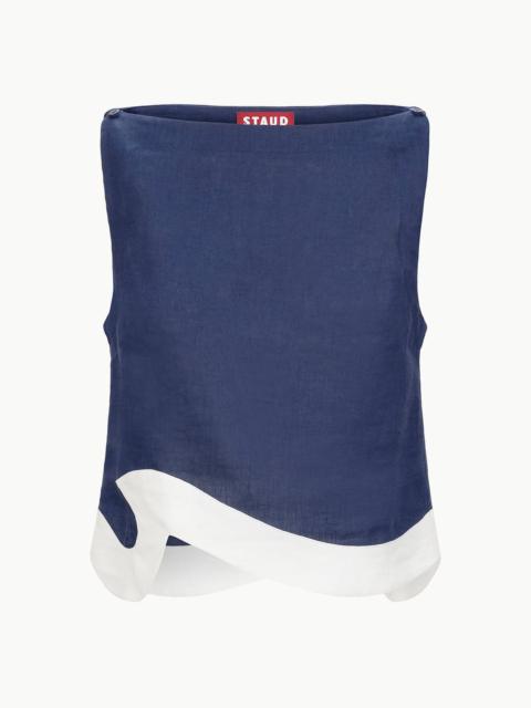 STAUD RAPHAEL TOP NAVY WHITE