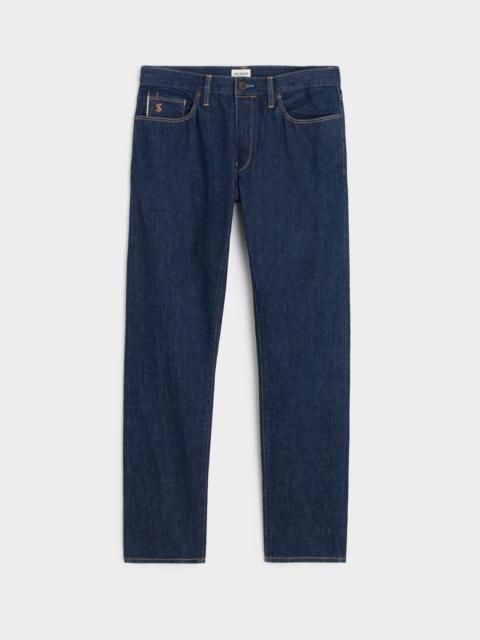 TODD SNYDER Slim Selvedge Jean in Rinse Wash