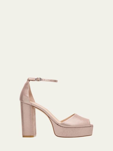 Stuart Weitzman 110mm Sabrina Platform Ankle-Strap Sandals