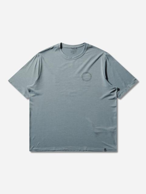 Patagonia Men's Capilene Cool Daily Shirt Spoke Stencil Blue Sage