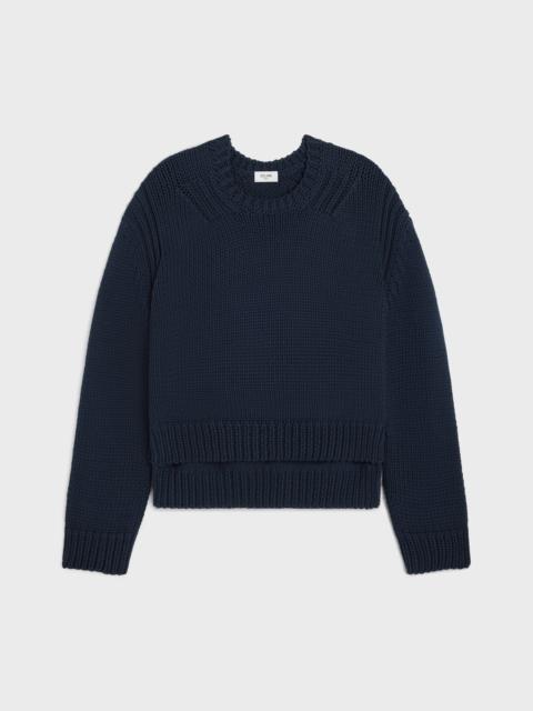 CELINE crewneck sweater IN cotton