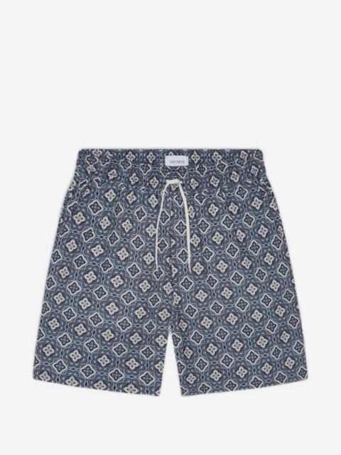 Les Deux Harry Arabesque drawstring shorts