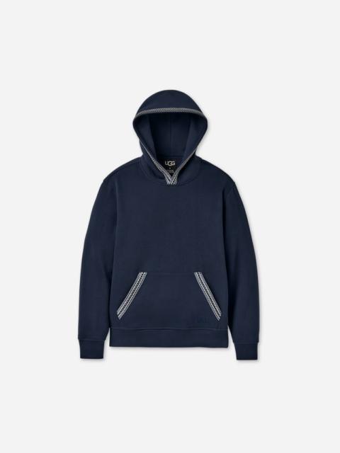 UGG ® Men's Tasman Hoodie Cotton Blend/Recycled Materials Tops in Mariner