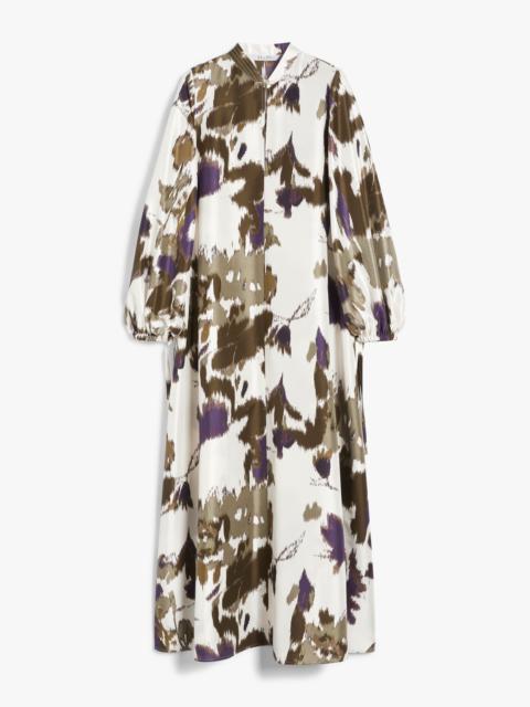 Max Mara MAESA Printed shantung silk dress
