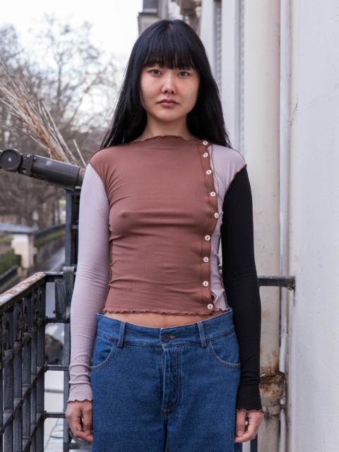 BASERANGE Ponere Cardigan
                  - Fine Cotton Rib