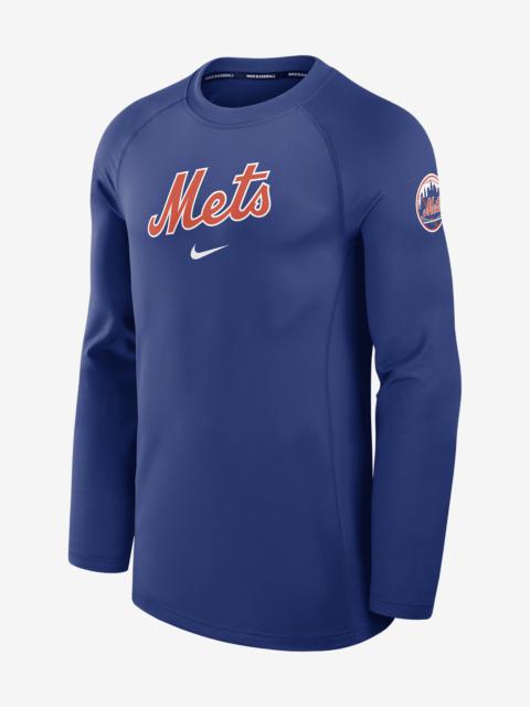 New York Mets Authentic Collection Game Time Nike Men's Dri-FIT MLB Long-Sleeve T-Shirt