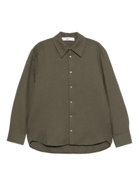 Séfr long-sleeve cotton shirt