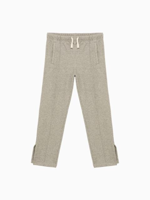Palm Angels Grey jogging trousers with logo