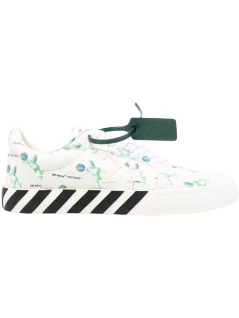 OFF-WHITE Vulc Low Canvas Alien Logo Applique White Green Black