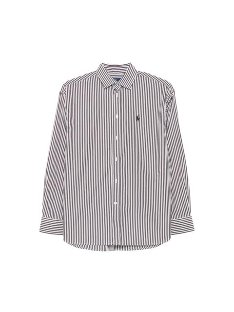Polo Ralph Lauren Striped embroidered-logo shirt