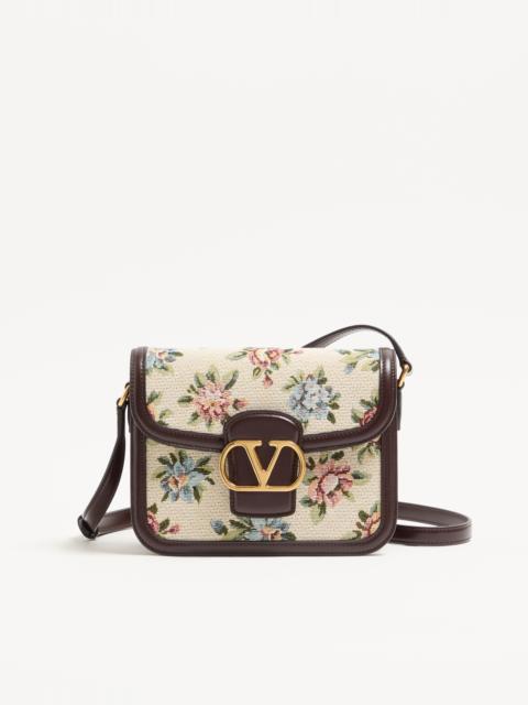Valentino VALENTINO GARAVANI 9TO5 SMALL SHOULDER BAG IN PAPIER FLORAL JACQUARD FABRIC