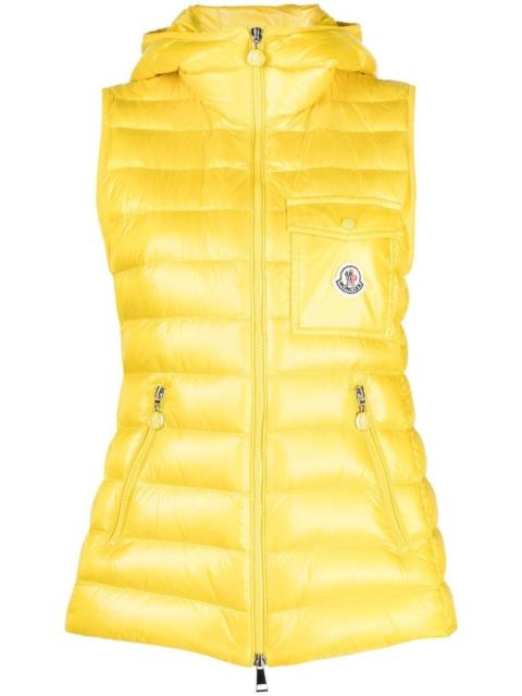 Moncler Glygos hooded quilted gilet