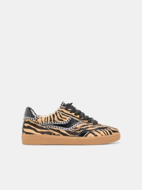 dolce vita NOTICE STITCH SNEAKERS TIGER CALF HAIR