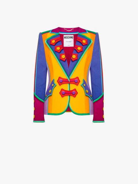Moschino TROMPE L'ŒIL CADY JACKET