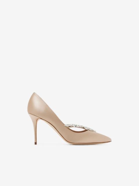 Manolo Blahnik Nadira crystal-embellished pointed-toe pumps