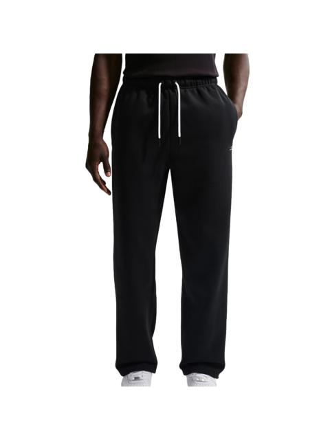 Nike Standard Issue Therma-FIT Brushed Open-Hem Basketball Pants "Black Pale Ivory" IM6333 010