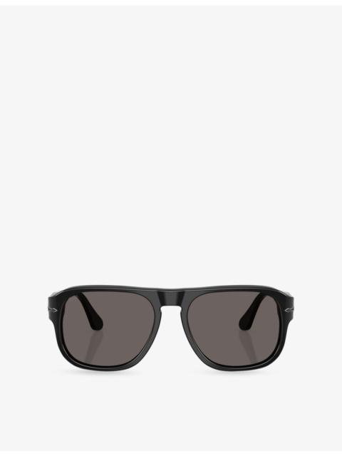 Persol PO3310S Jean Pillow-Frame Acetate Sunglasses