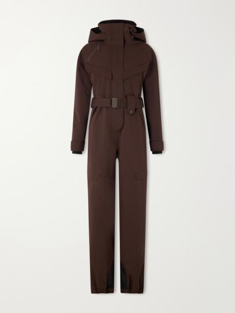 CORDOVA Apex belted shell ski suit Chocolate
