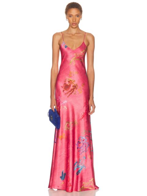 Alejandra Alonso Rojas Bias Slip Gown