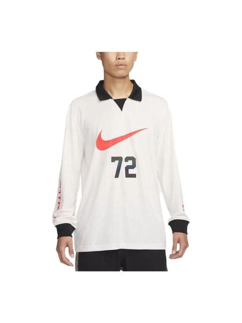 Nike Nike Sportswear 긴 소매 T 셔츠 아시아 Sizing 'Phantom Bright Crimson' DX0050-030