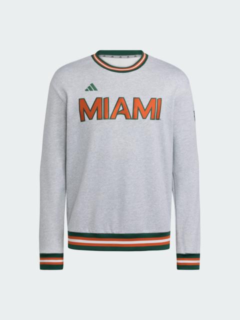 adidas Miami Ribbed Crew Sweatshirt