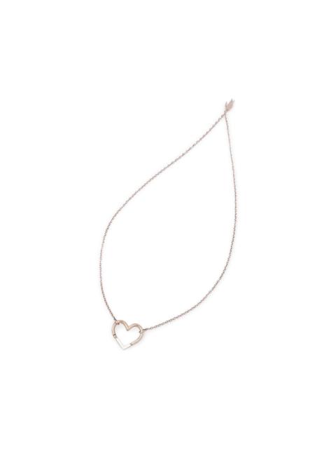 LACOSTE heart-pendant necklace