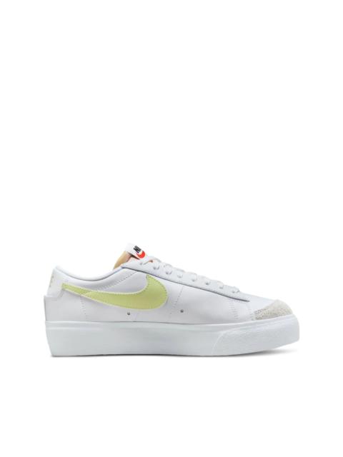 Nike Blazer Low Platform "White Life Lime" sneakers