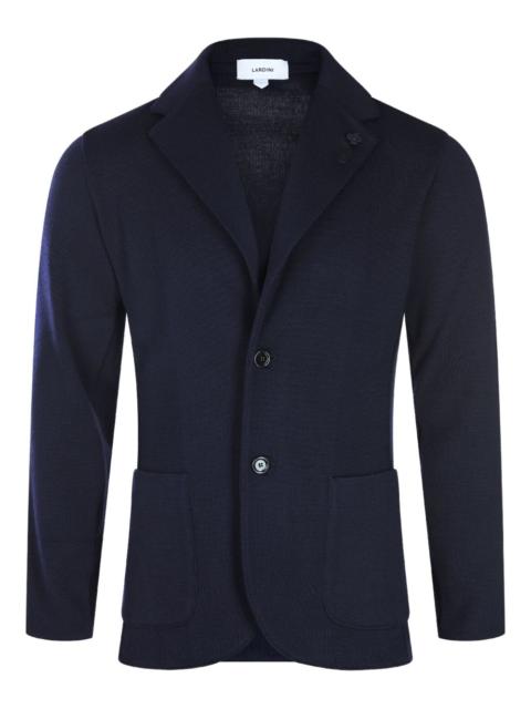 two-button patch-pocket wool blazer