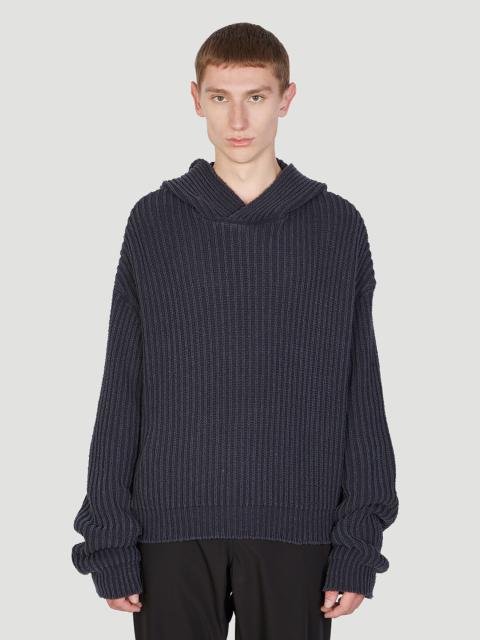 Knitted Sailor Hooded Sweater