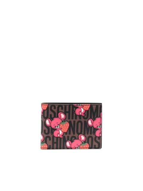 Moschino mouse-print bi-fold wallet