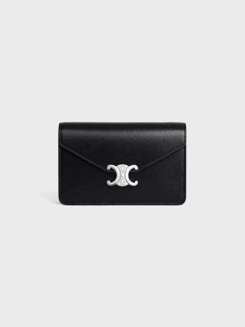 CELINE WALLET ON CHAIN MARGO in Shiny calfskin