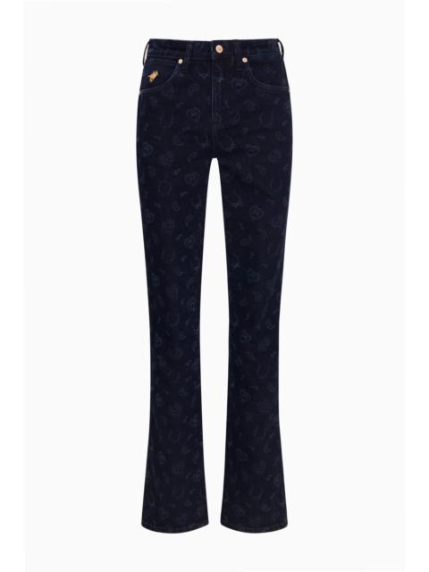 LoveShackFancy Wrangler x LoveShackFancy Bailey Bootcut