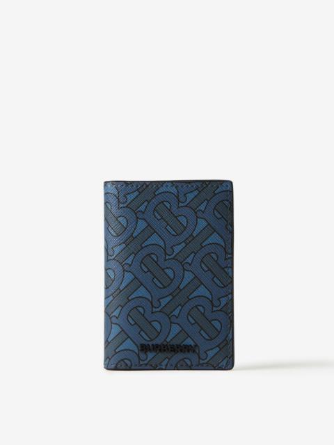 Burberry Monogram Print Folding Card Case