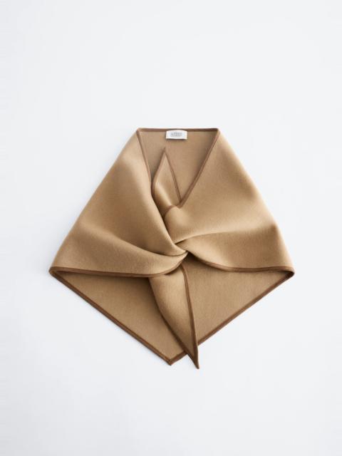 & Other Stories Wool Lyocell Triangle Scarf