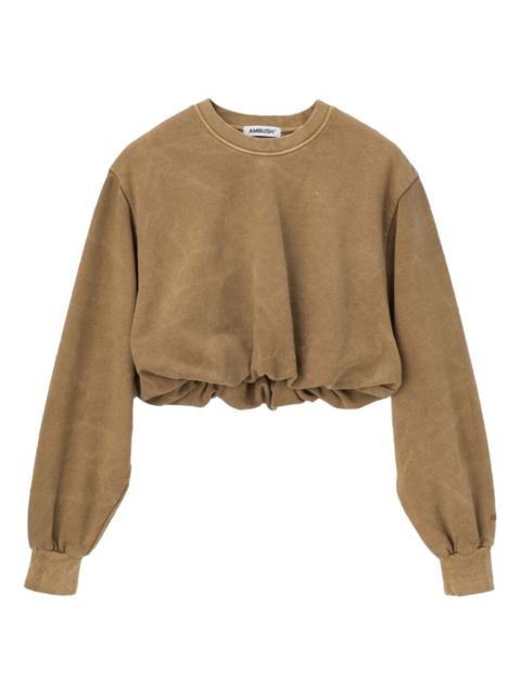 Ambush gathered-waist sweatshirt