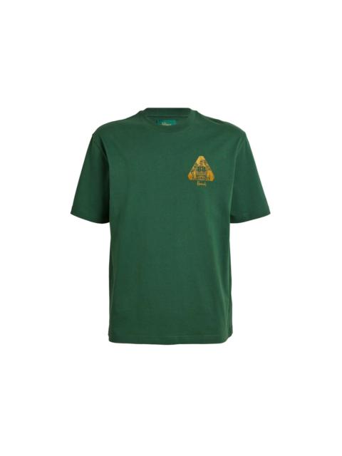 PALACE Palace x Harrods Logo T-shirt Green