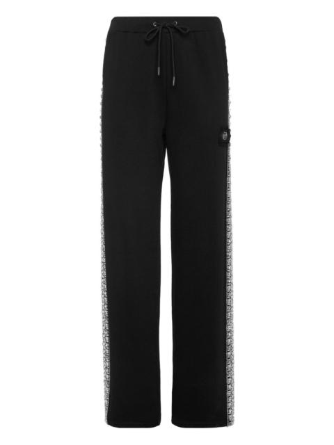 PHILIPP PLEIN crystal-embellished track pants