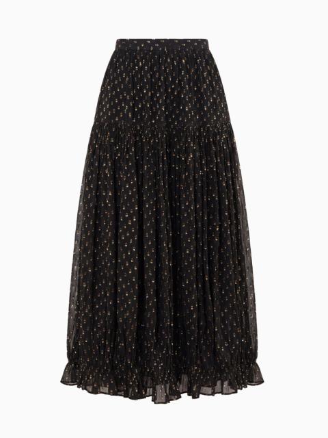 ULLA JOHNSON Floret Silk Skirt