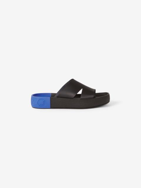 KENZO KENZOYAMA leather mules