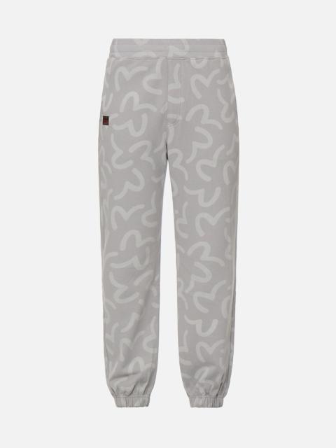EVISU ALLOVER SEAGULL PRINT SWEATPANTS