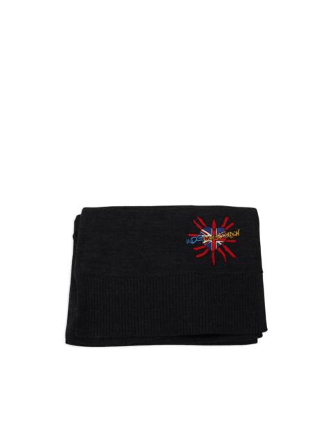 Dolce & Gabbana Sacred Heart embroidered scarf