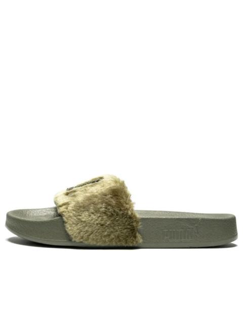 PUMA (WMNS) PUMA Fenty x Fur Slide 'Burnt Olive' 367089-01