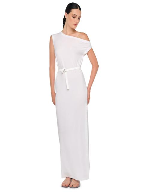 NORMA KAMALI DROP SHOULDER LONG DRESS W/ SIDE SLIT