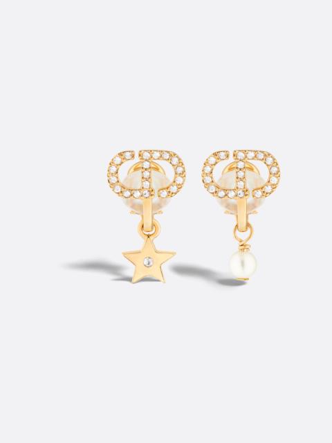 Dior Petit CD Lucky Charms Clip-On Earrings | REVERSIBLE