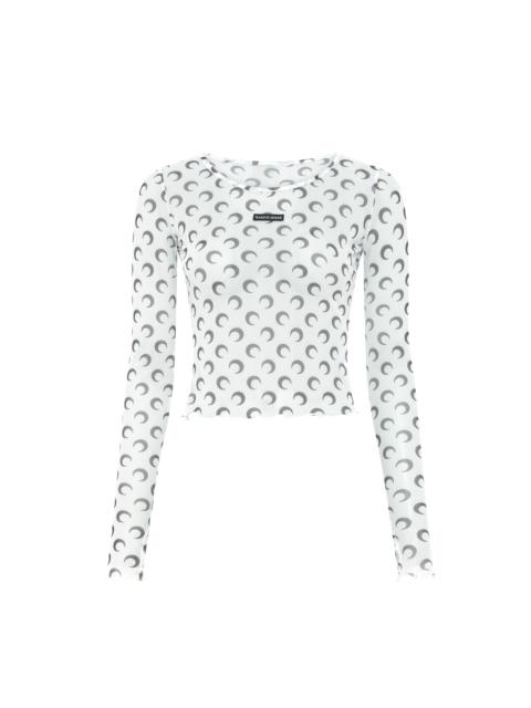 CELINE dash snow loose t-shirt in jersey cotton | REVERSIBLE