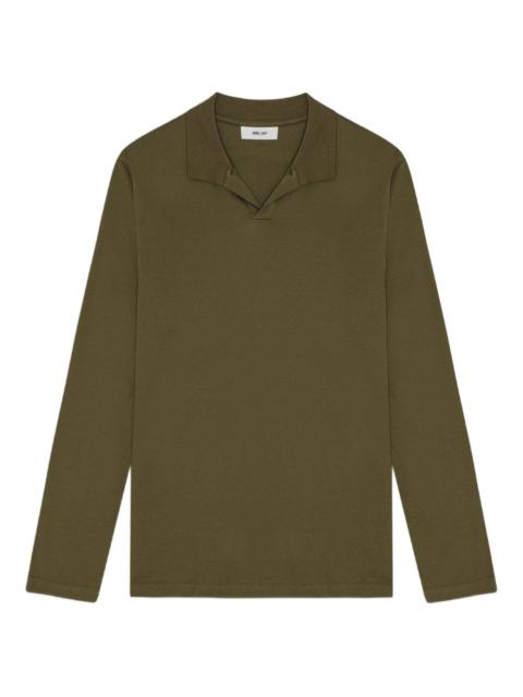 NN07 long-sleeve polo-collar t-shirt
