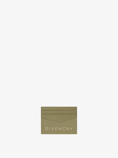 Givenchy GIVENCHY CARD HOLDER IN 4G MICRO LEATHER
